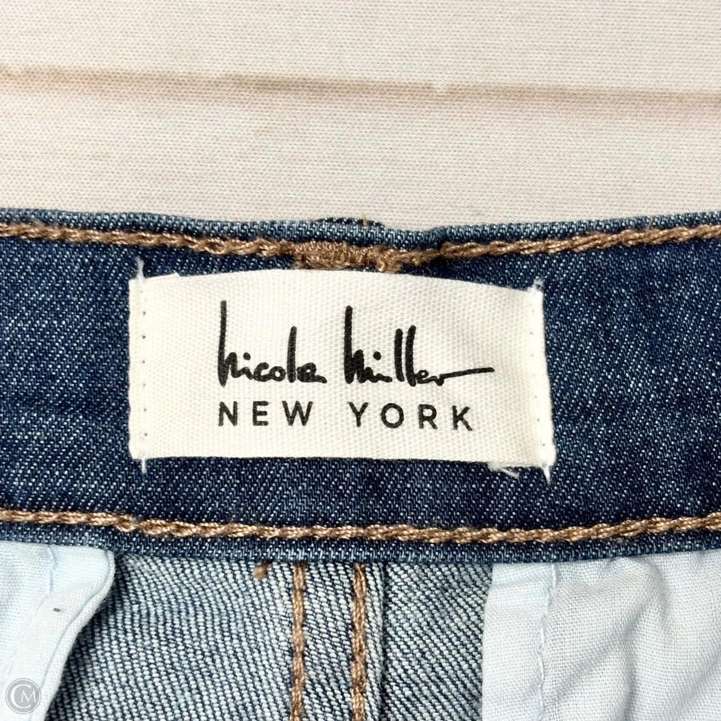 Shorts By Nicole Miller In Blue Denim, Size: 4
