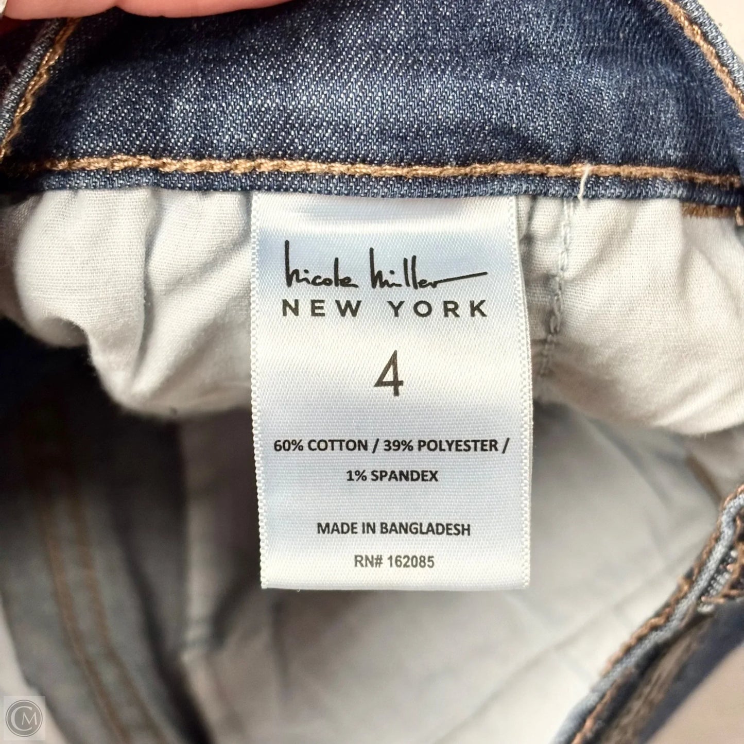 Shorts By Nicole Miller In Blue Denim, Size: 4