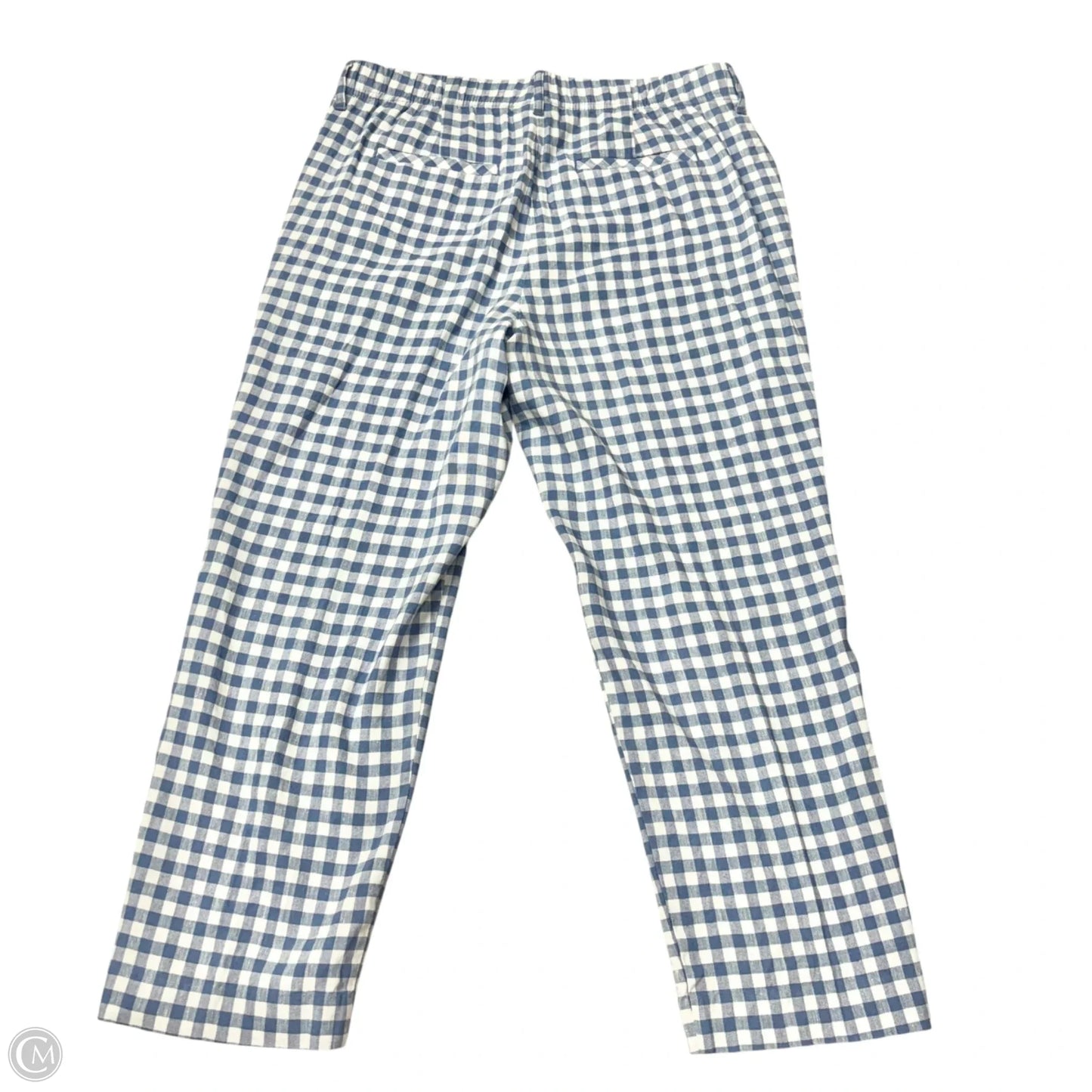 Pants Linen By J. Jill In Blue & White, Size: Sp