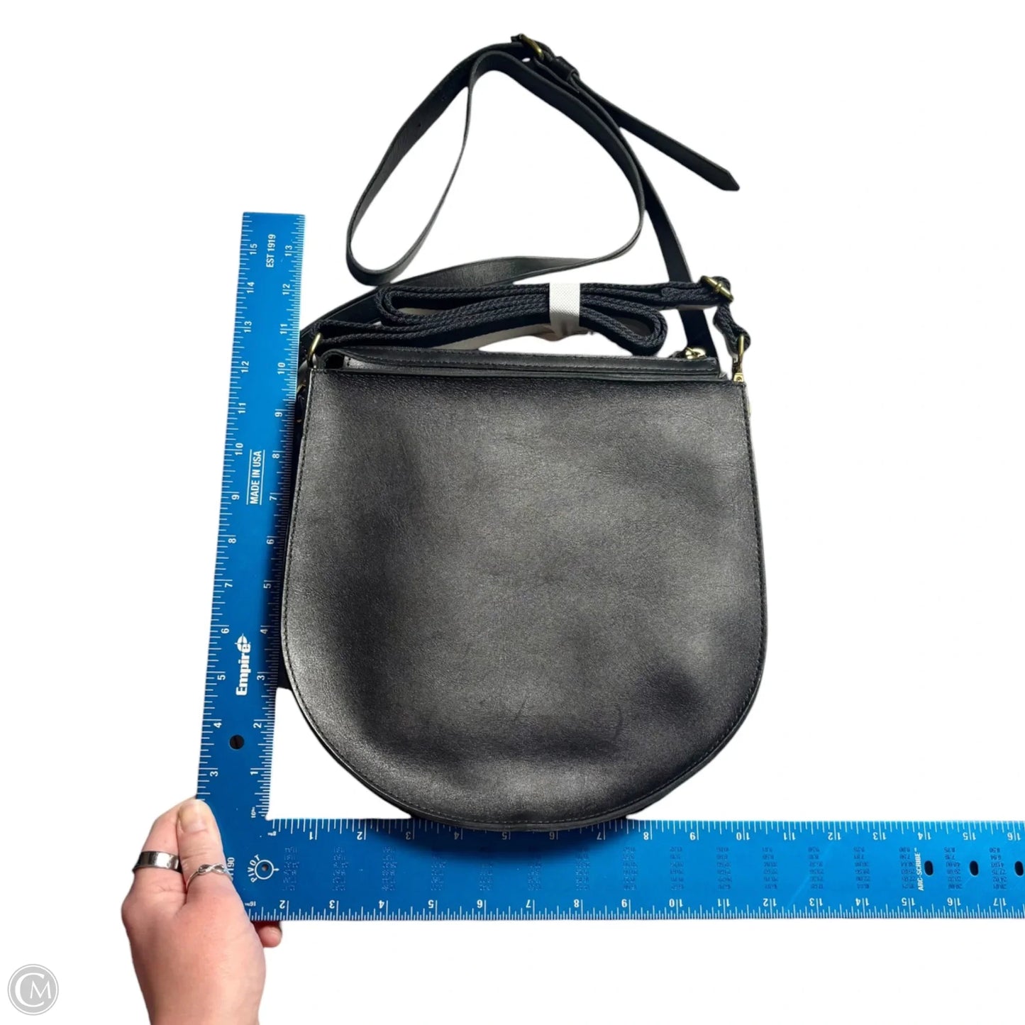Crossbody Leather By Madewell, Size: Medium