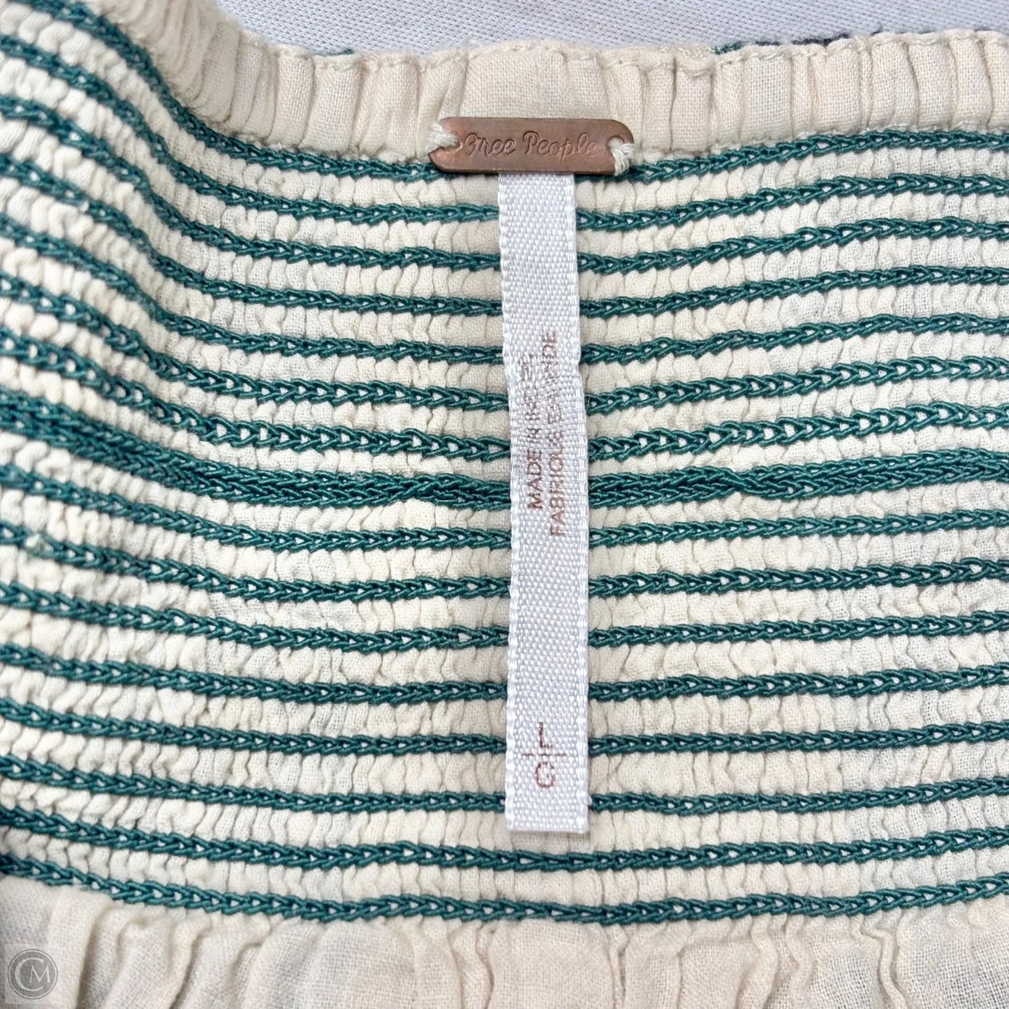 Shorts By Free People In Cream & Green, Size: L