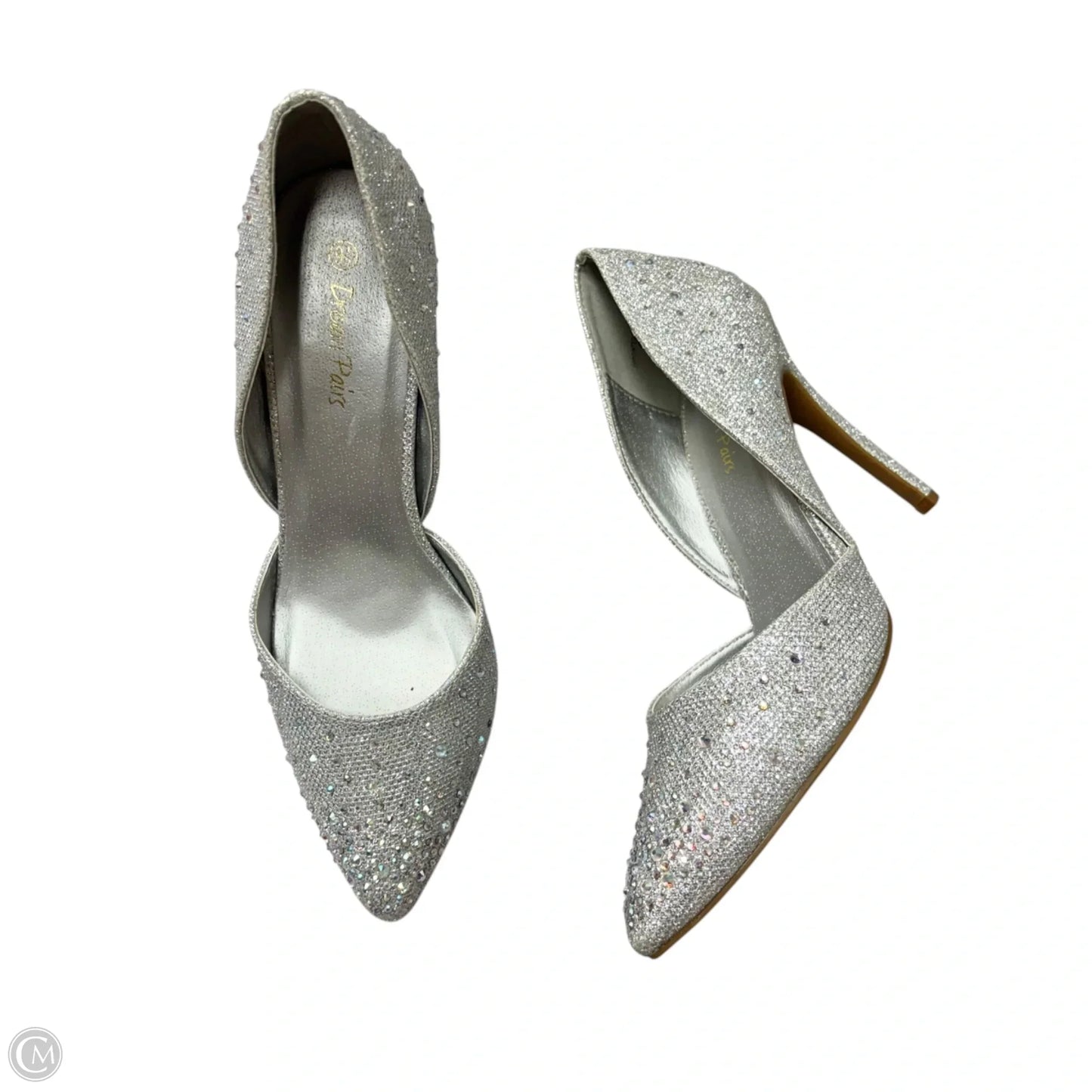 Shoes Heels Stiletto By Dream Pairs In Silver, Size: 9.5