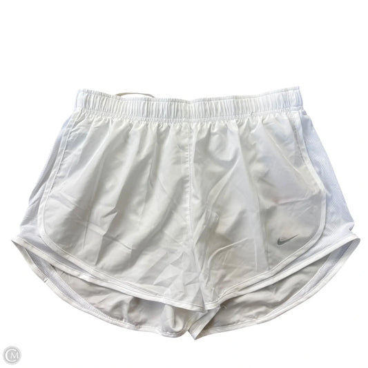Athletic Shorts By Nike Apparel In White, Size: L