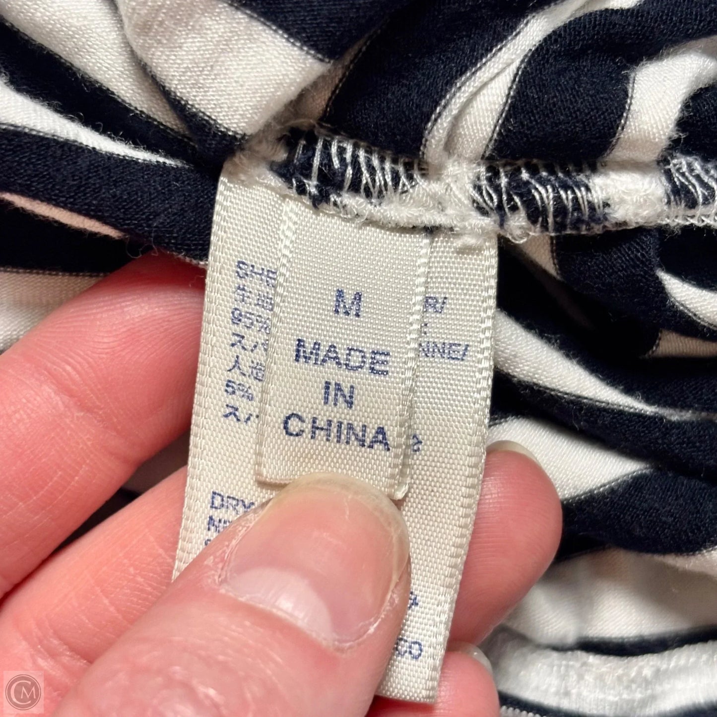Dress Designer By Rebecca Minkoff In Striped Pattern, Size: M