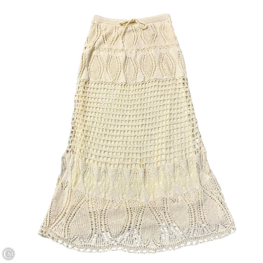 Skirt Maxi By Zara In Yellow, Size: L