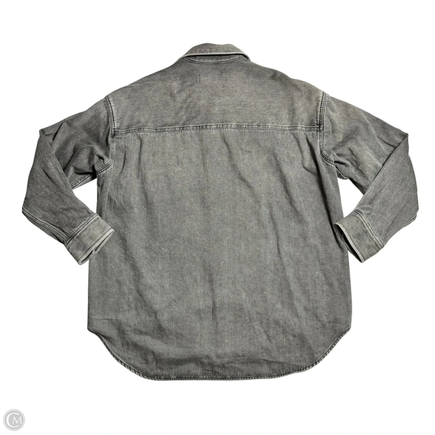 Jacket Denim By Aritzia In Grey Denim, Size: S