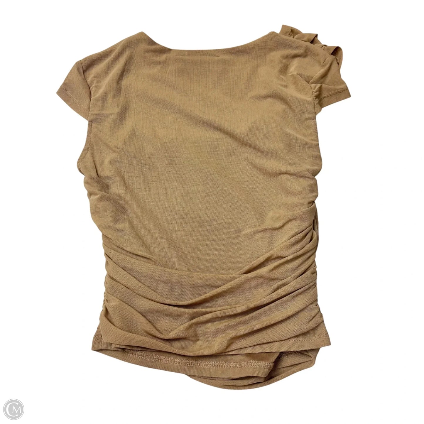 Top Short Sleeve By Express In Brown, Size: S