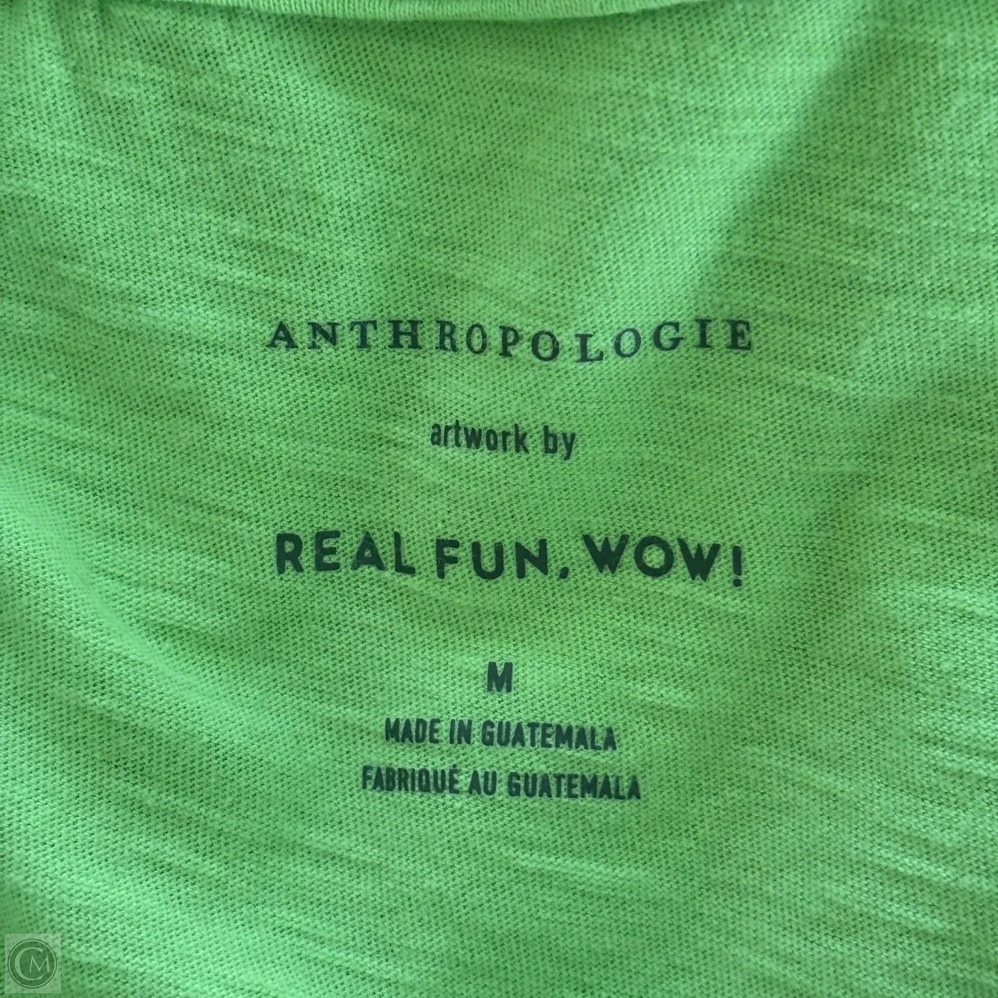 Top Sleeveless By Anthropologie In Green, Size: M