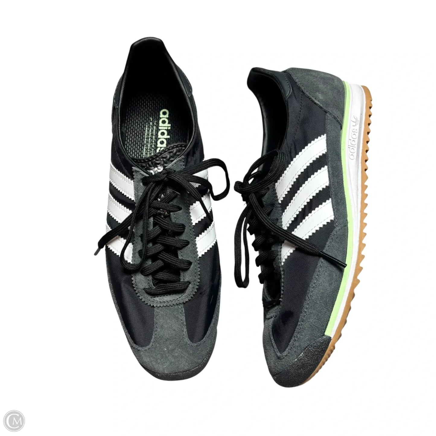 Shoes Sneakers By Adidas In Black & Grey, Size: 7.5
