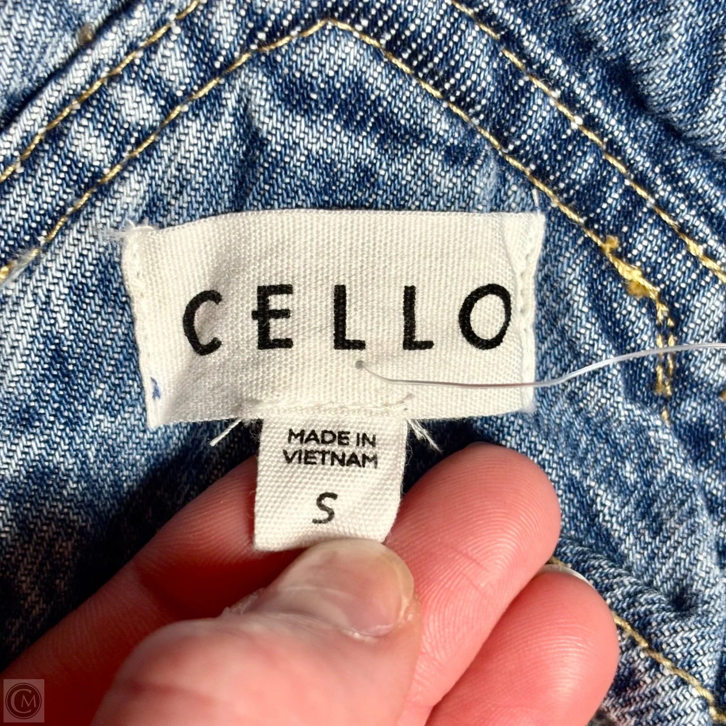 Overalls By Cello In Blue Denim, Size: S