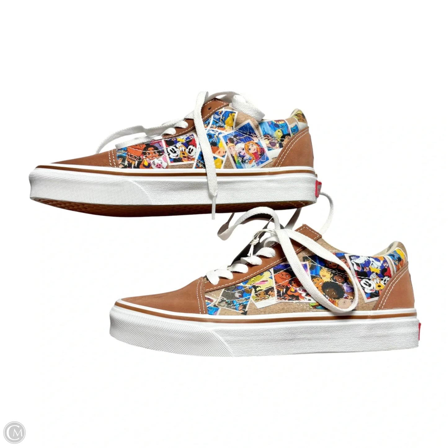 Shoes Sneakers By Vans In Brown, Size: 7