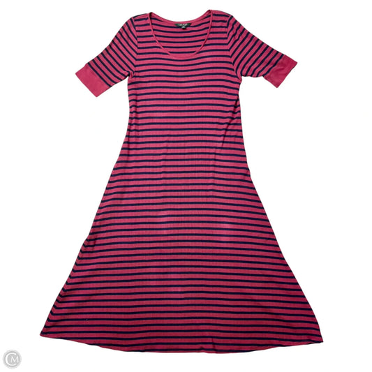 Dress Casual Maxi By Lauren By Ralph Lauren In Striped Pattern, Size: Xxl