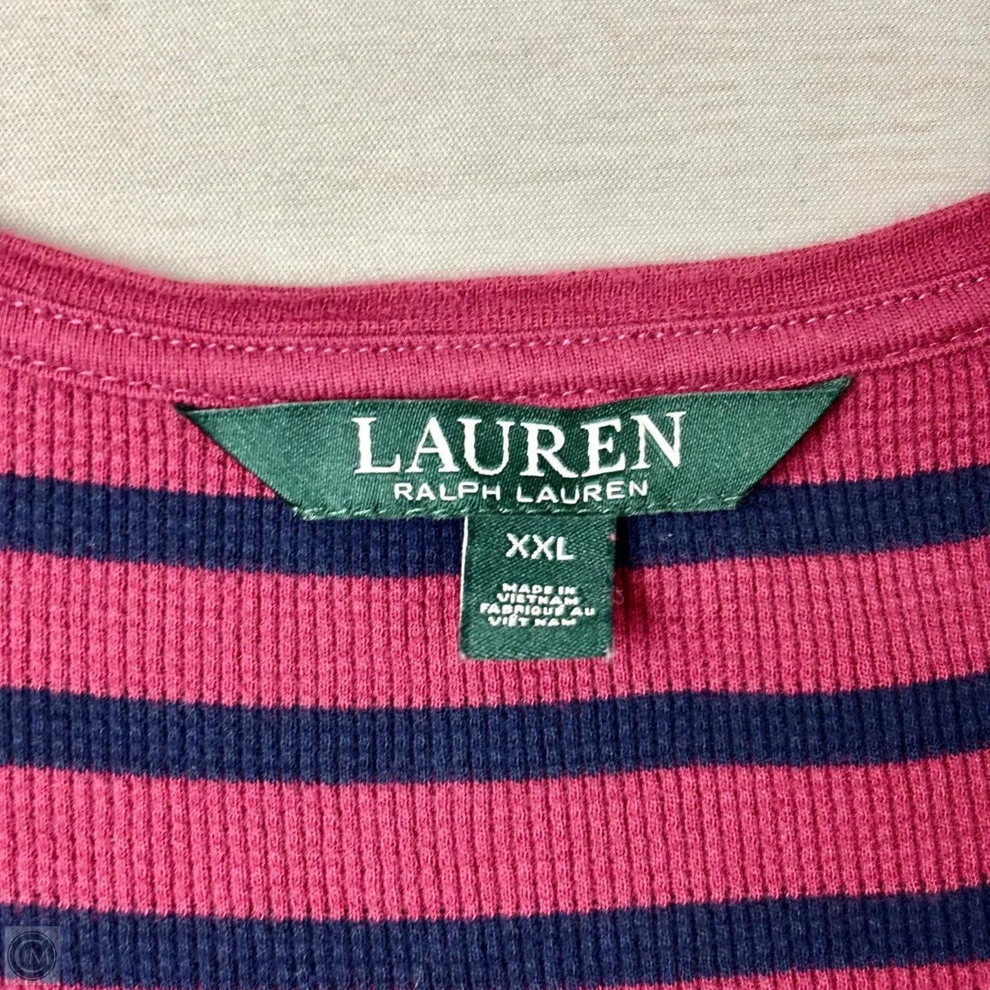 Dress Casual Maxi By Lauren By Ralph Lauren In Striped Pattern, Size: Xxl