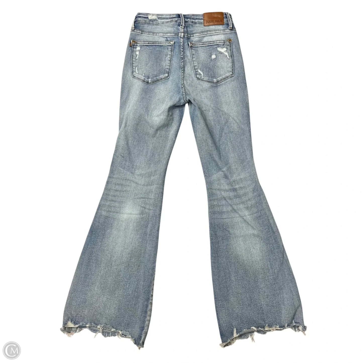 Jeans Flared By Judy Blue In Blue Denim, Size: 2