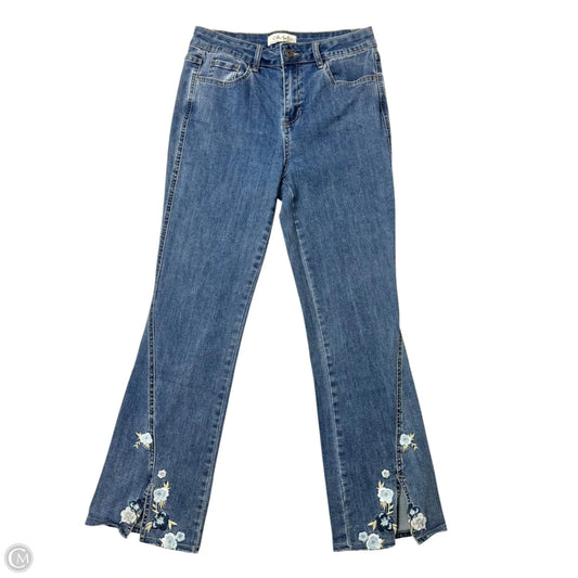 Jeans Boot Cut By Charlie B In Blue Denim, Size: 8