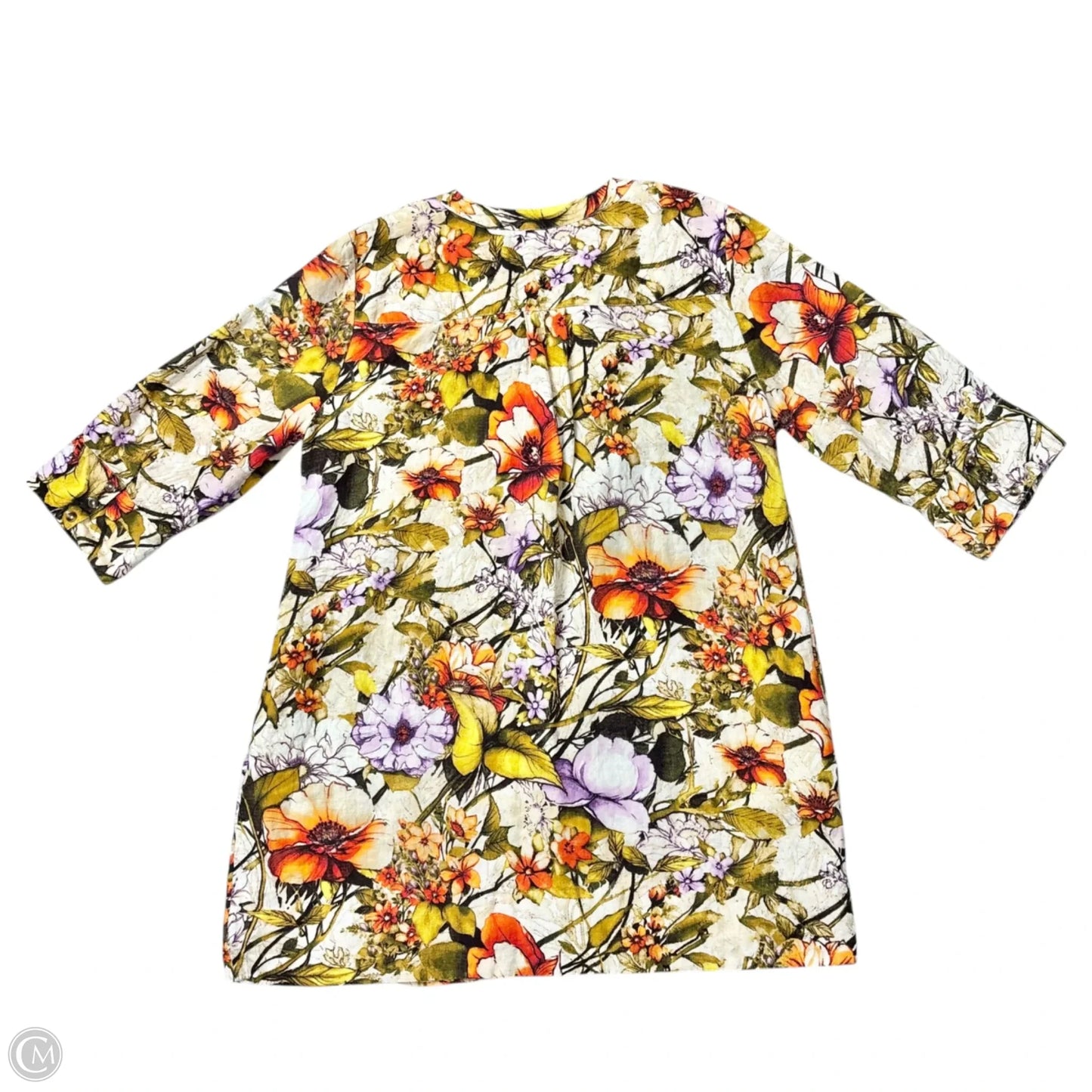 Dress Casual Short By Chicos In Floral Print, Size: Xl