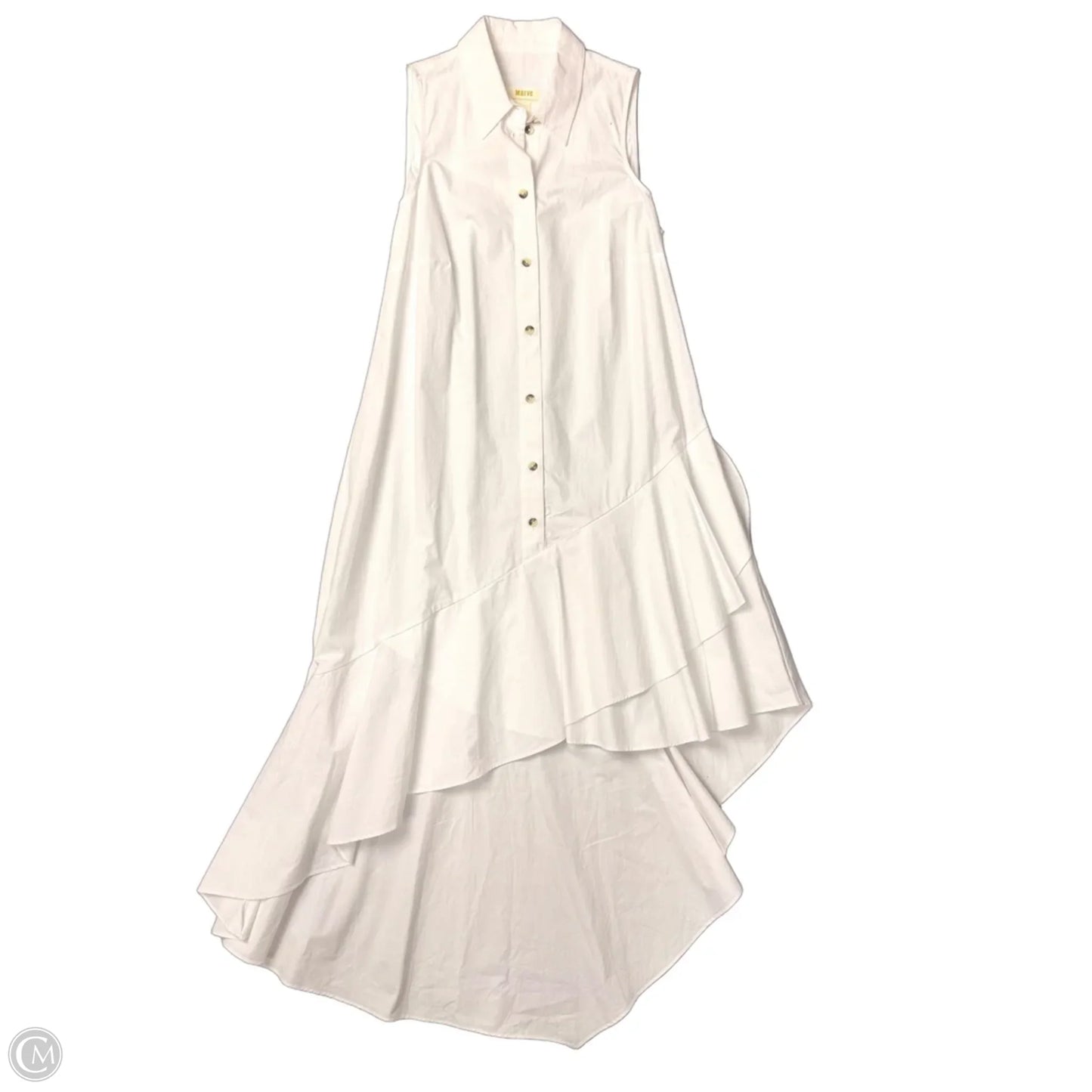 Dress Casual Maxi By Maeve In White, Size: Xs
