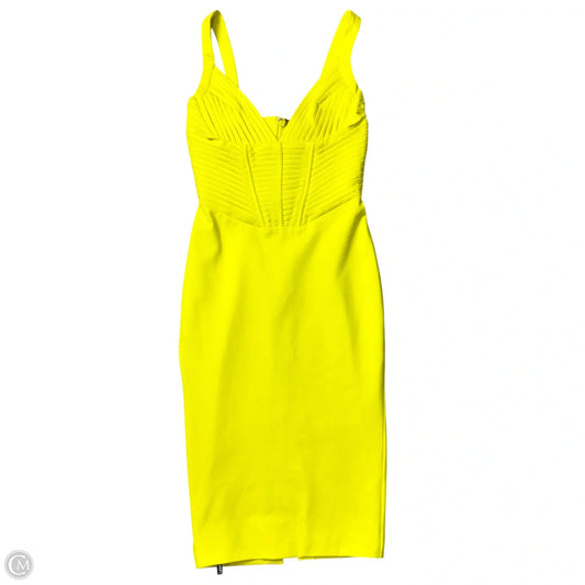 Dress Party Midi By Lavish Alice In Chartreuse, Size: S