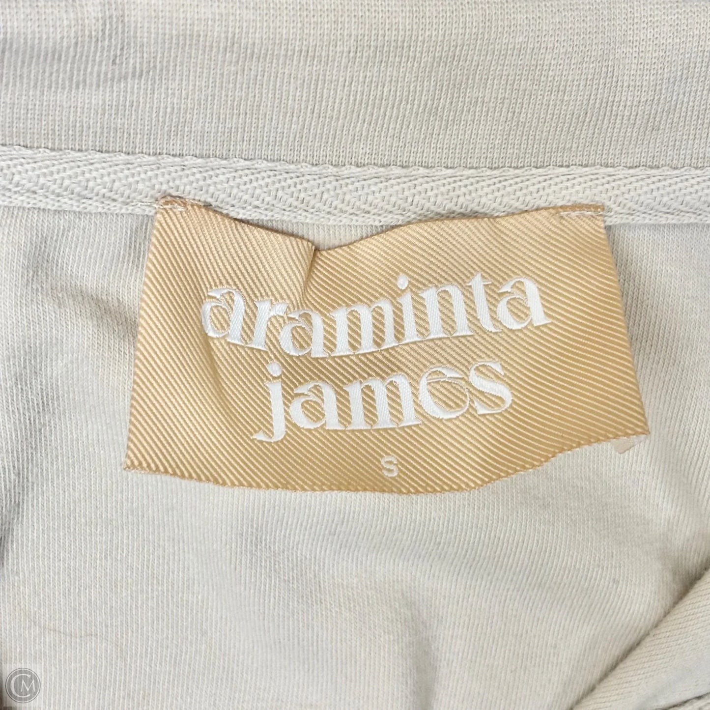 Top Long Sleeve By Araminta James In Tan, Size: S