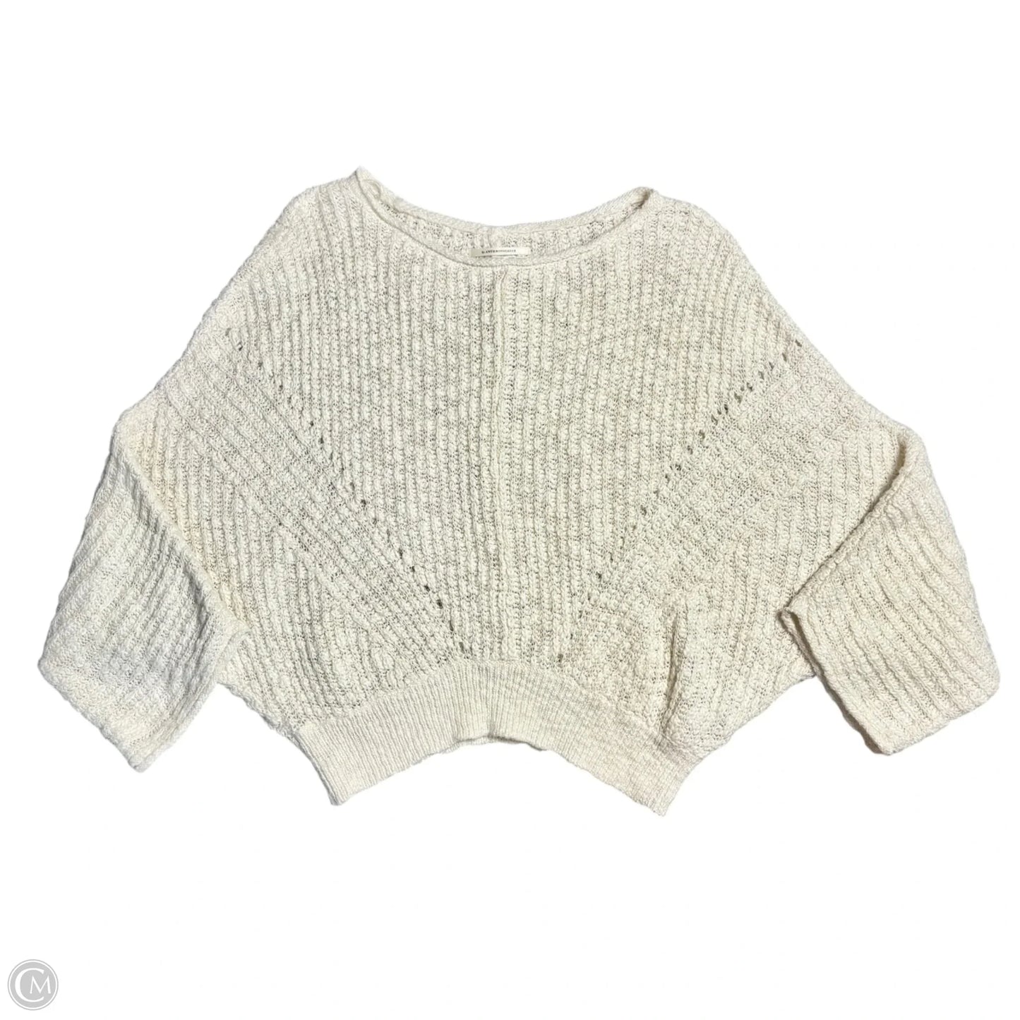 Sweater By Anthropologie In White, Size: Xs