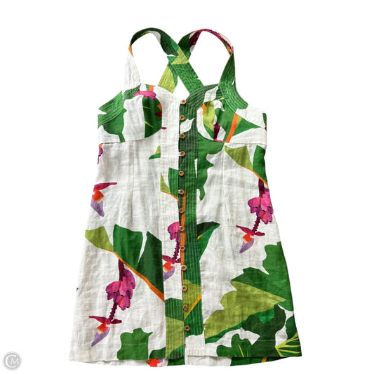Dress Casual Short By Farm Rio In Tropical Print, Size: L