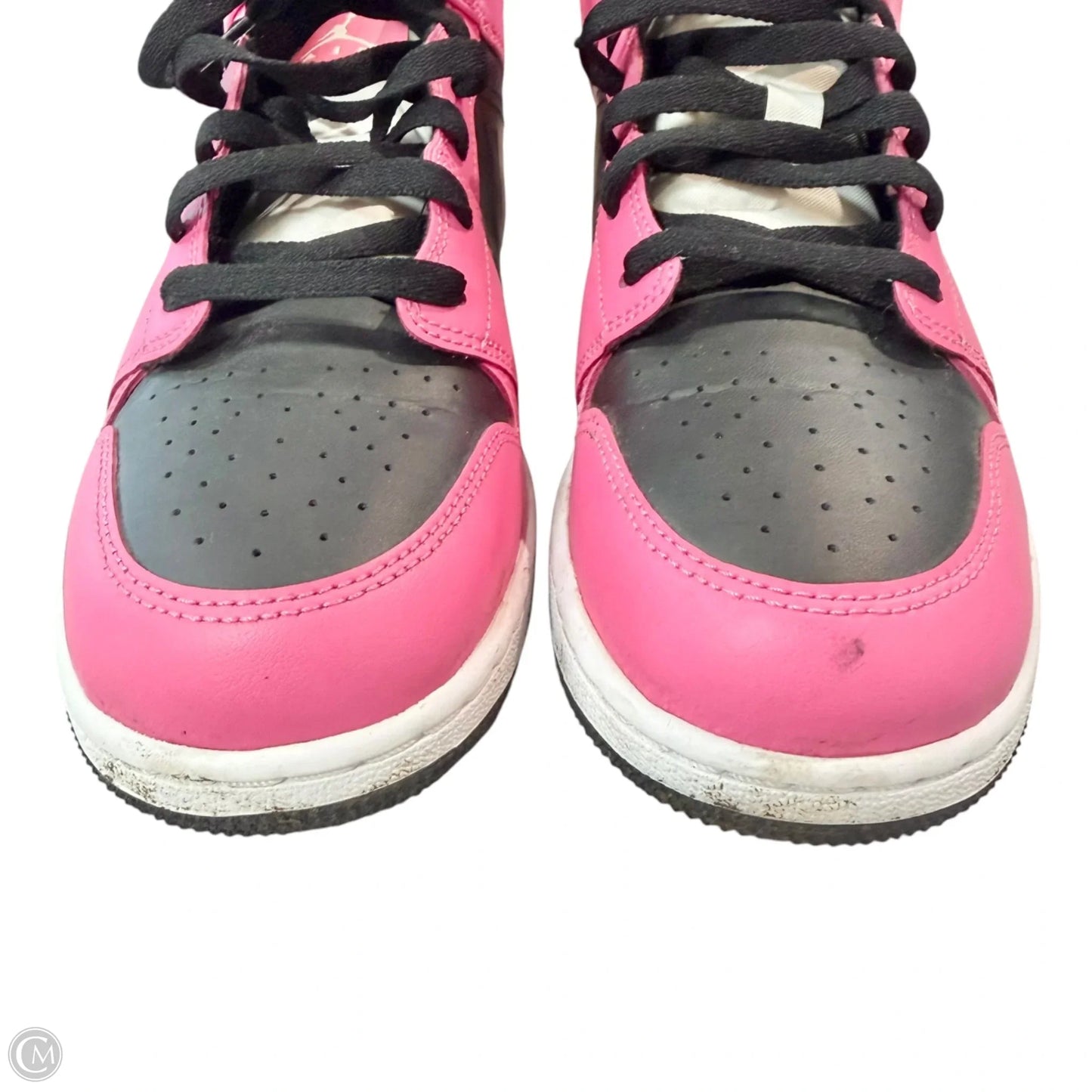 Shoes Luxury Designer By Jordan In Black & Pink, Size: 9