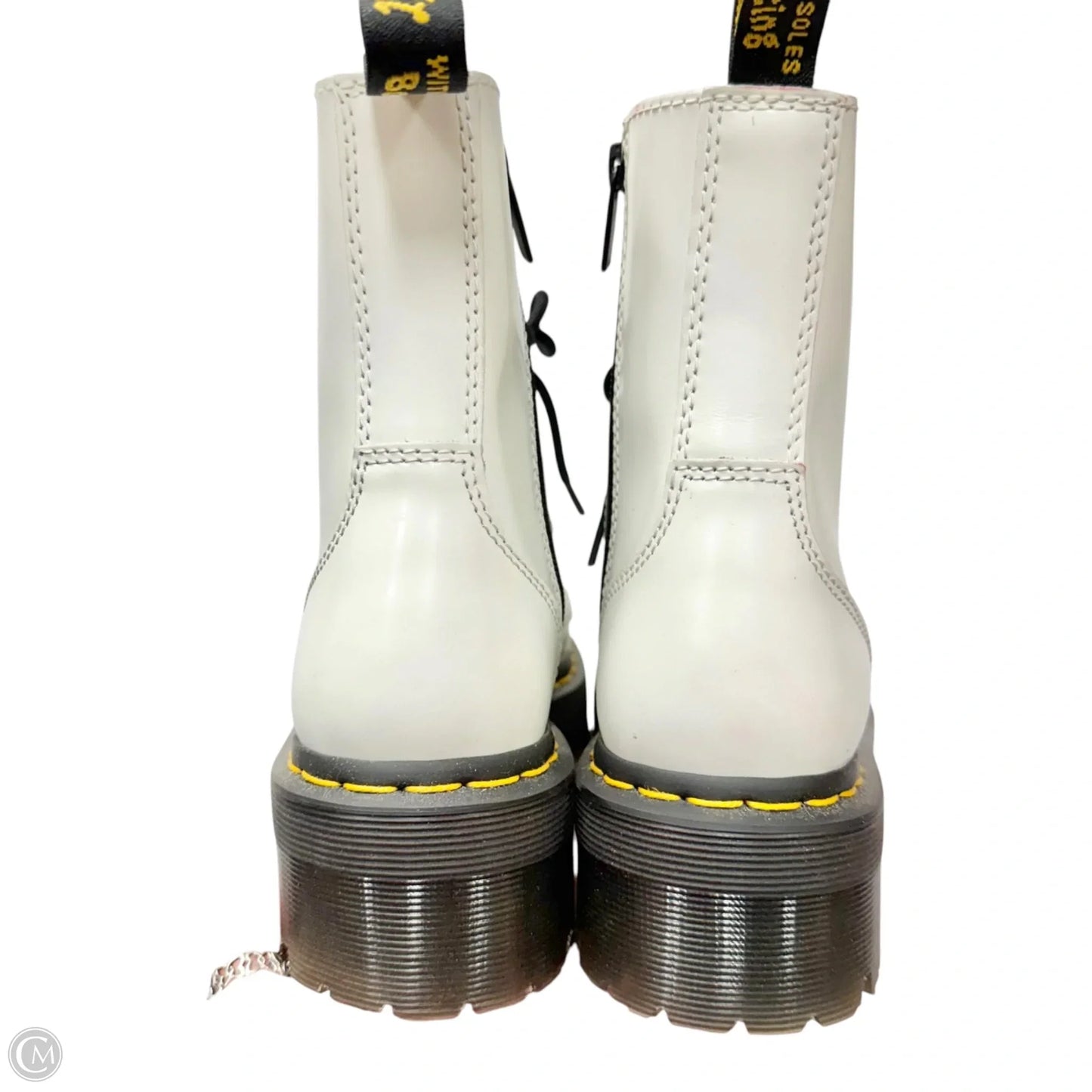 Boots Leather By Dr Martens In White, Size: 7