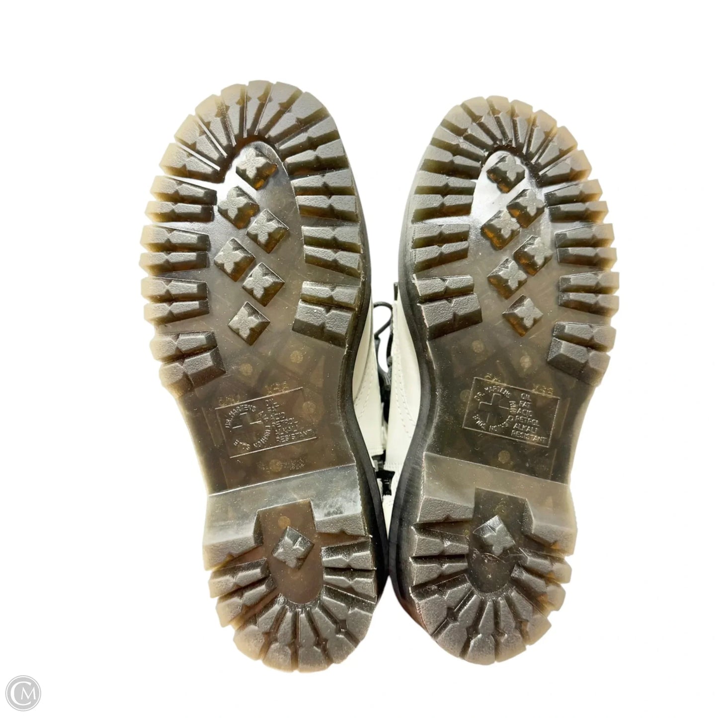 Boots Leather By Dr Martens In White, Size: 7