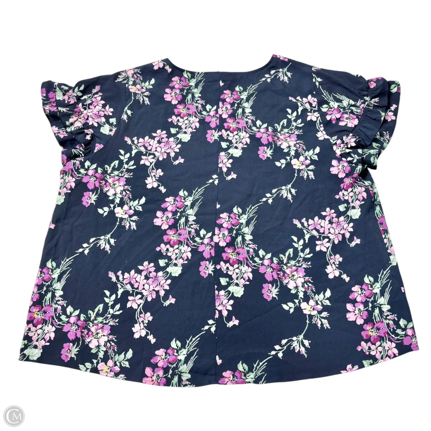 Top Short Sleeve By Lane Bryant In Floral Print, Size: 3x