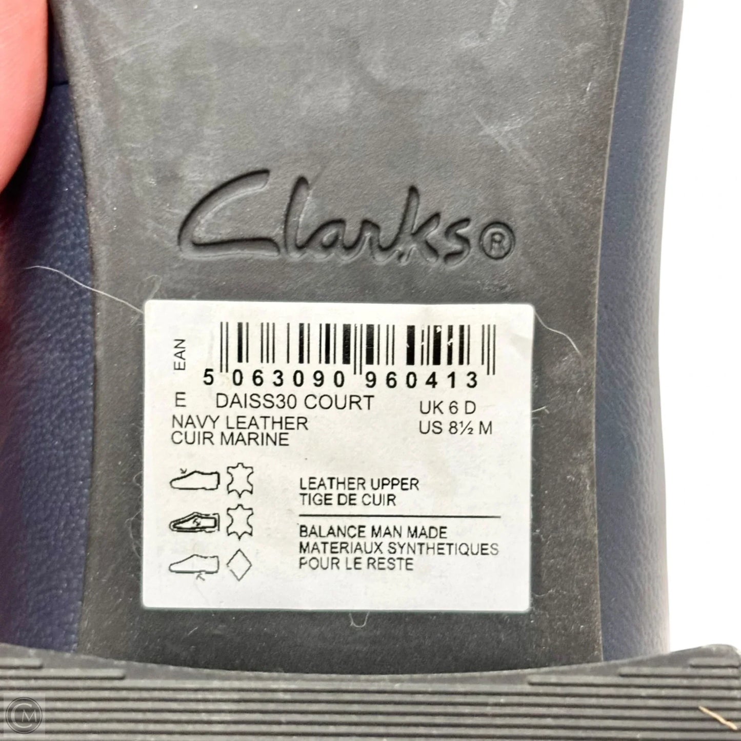 Shoes Heels Kitten By Clarks In Navy, Size: 8.5