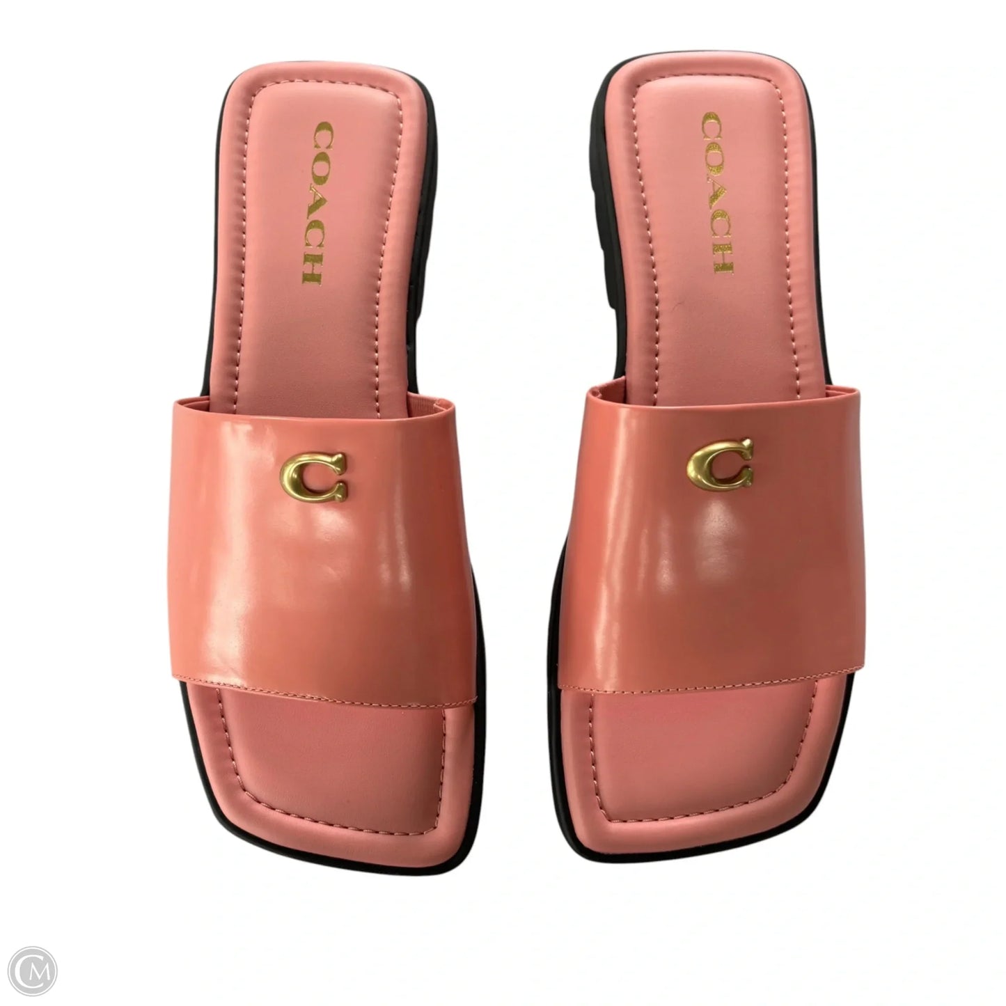Sandals Designer By Coach In Pink, Size: 8