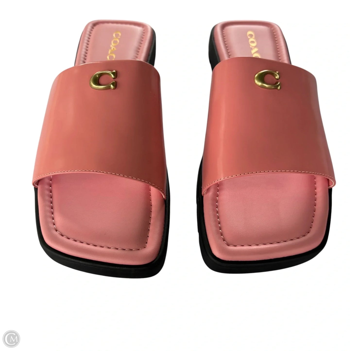 Sandals Designer By Coach In Pink, Size: 8
