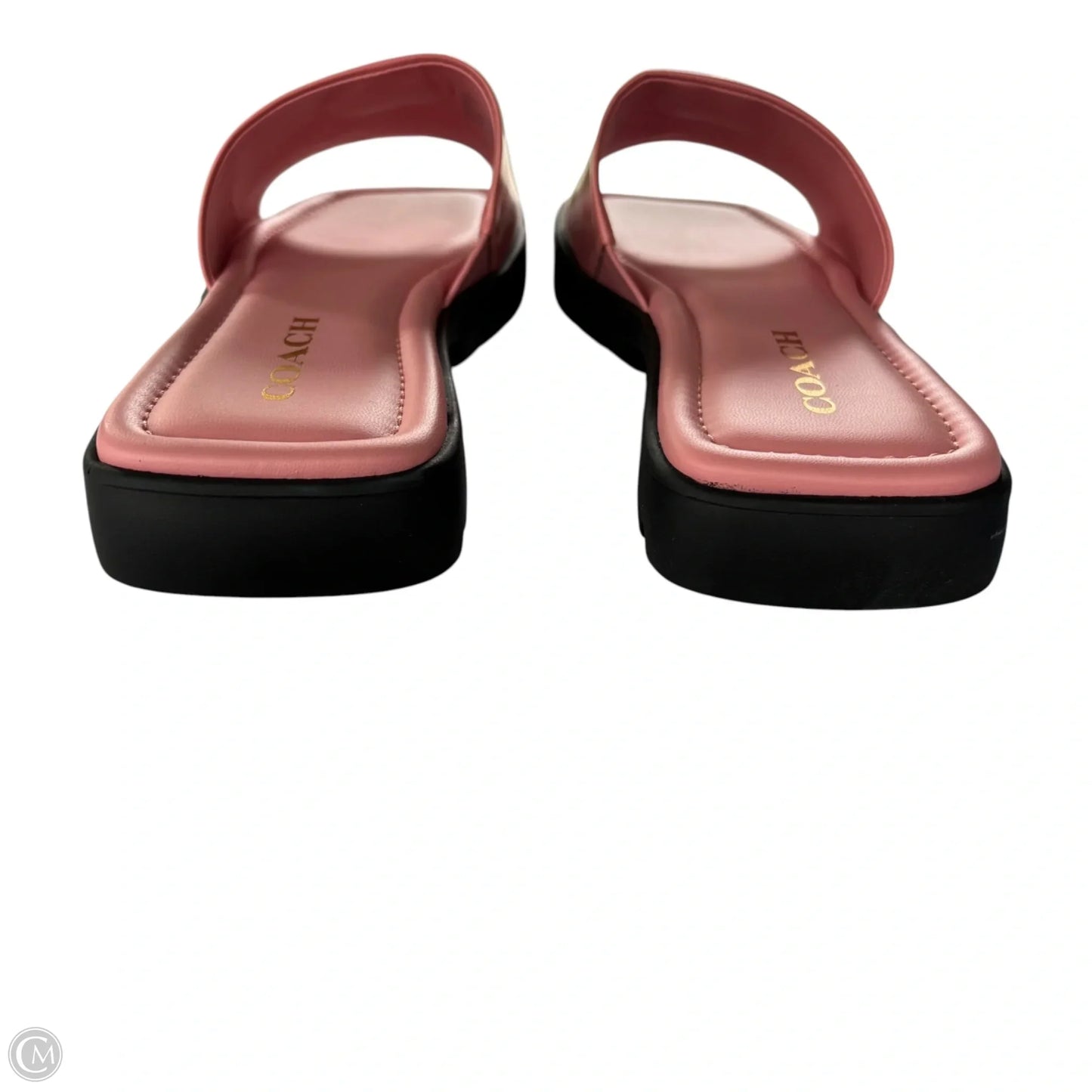 Sandals Designer By Coach In Pink, Size: 8