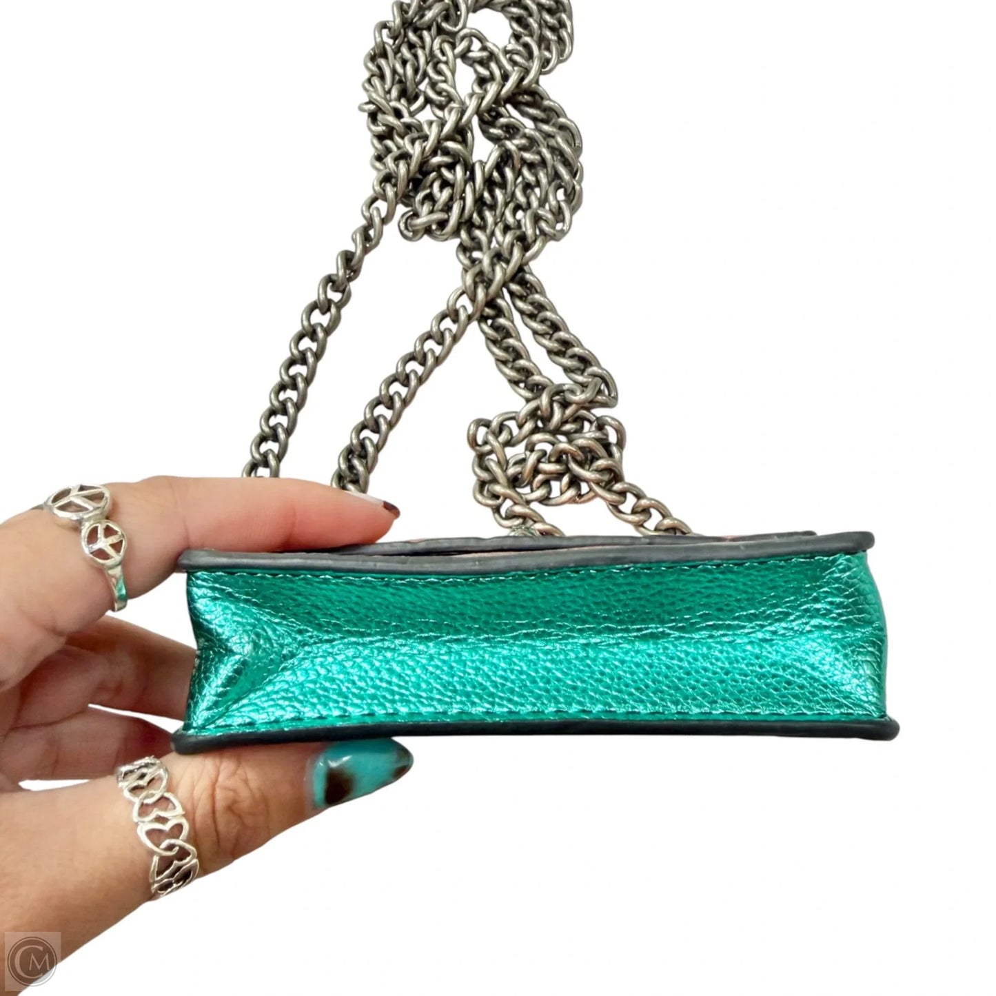 Crossbody Leather By Kurt Geiger London, Size: Small