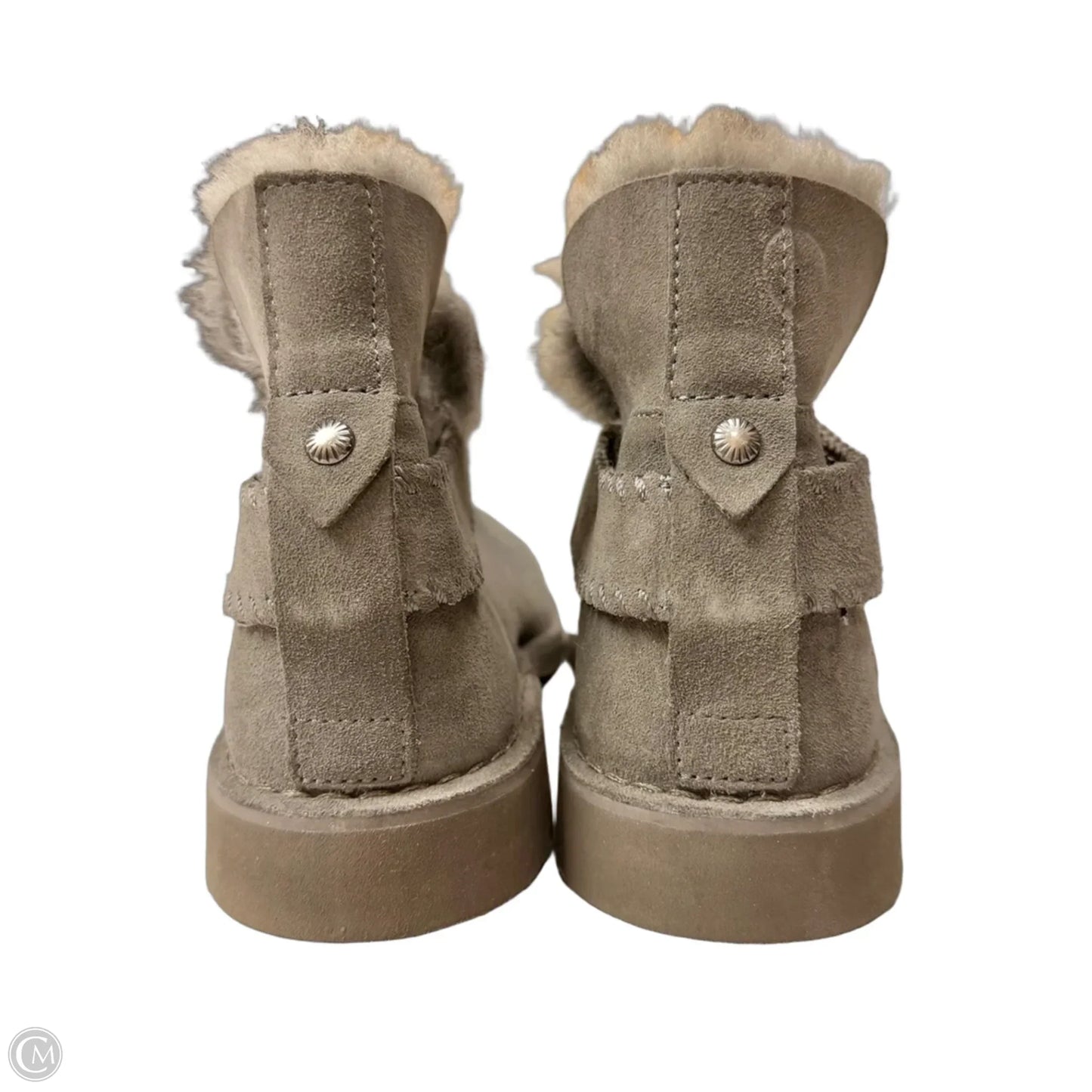Boots Designer By Ugg In Grey, Size: 10