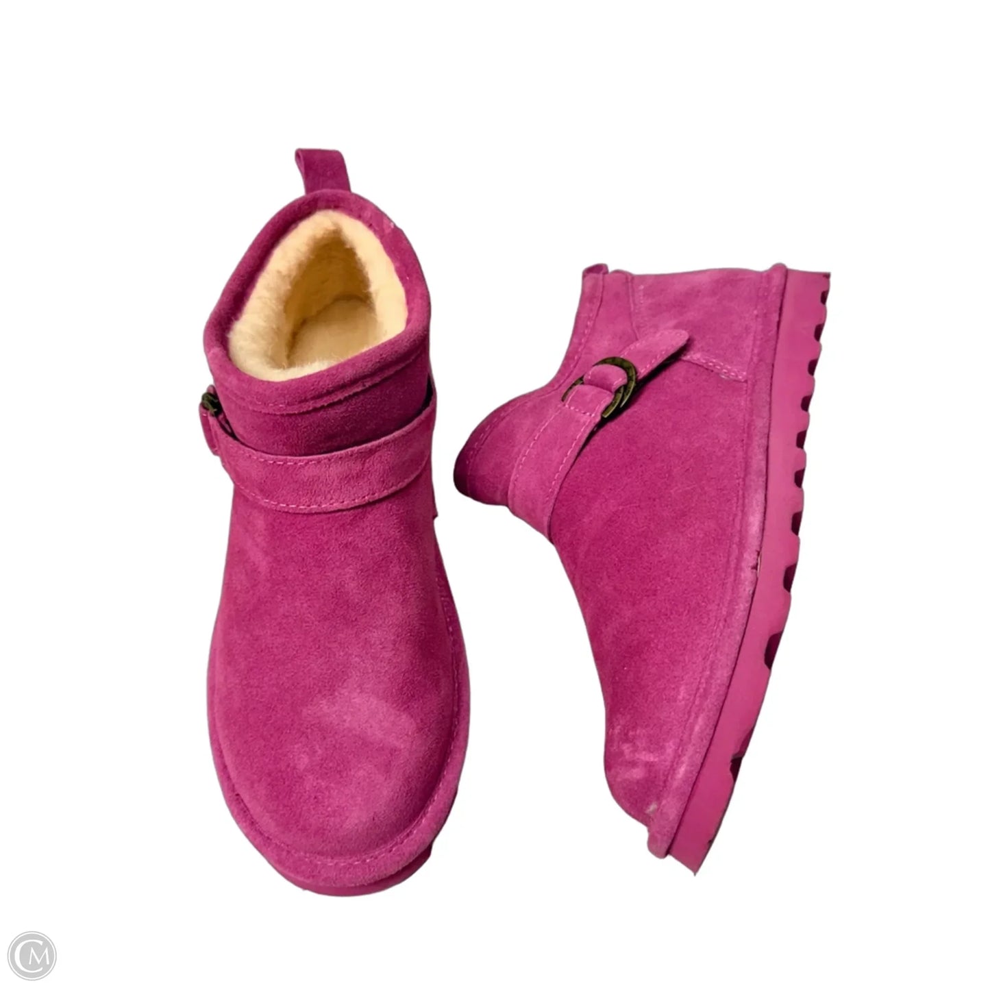 Boots Ankle Flats By Bearpaw In Purple, Size: 10