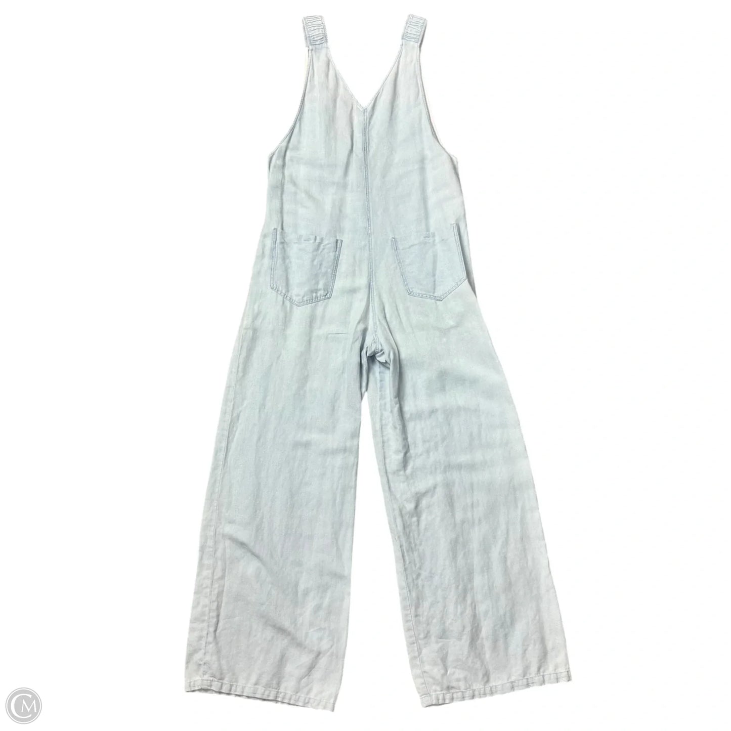 Jumpsuit By Zara In Blue Denim, Size: Xs