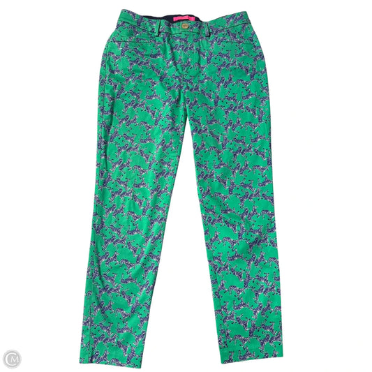 Pants Designer By Lilly Pulitzer In Green, Size: 4
