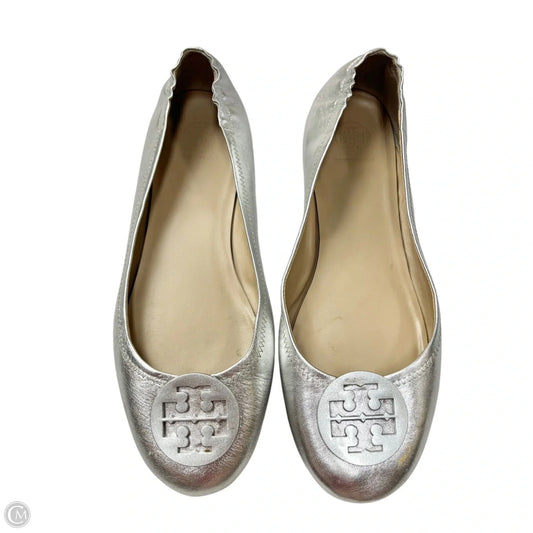 Shoes Designer By Tory Burch In Silver, Size: 10.5