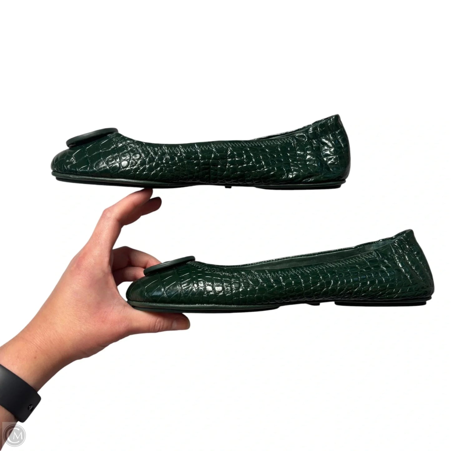 Shoes Designer By Tory Burch In Green, Size: 10