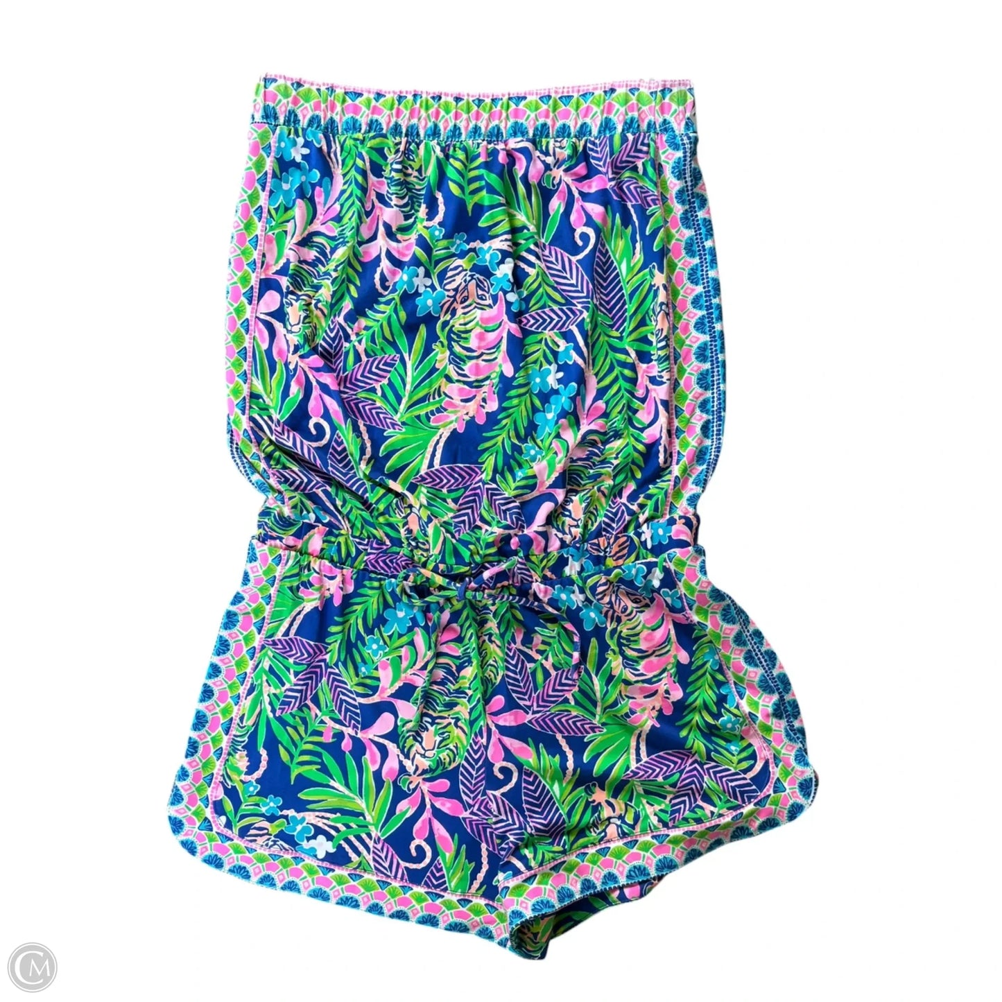 Romper Designer By Lilly Pulitzer In Animal Print, Size: S