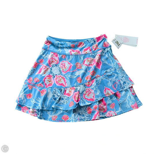 Skort Designer By Lilly Pulitzer In Floral Print, Size: Xxs