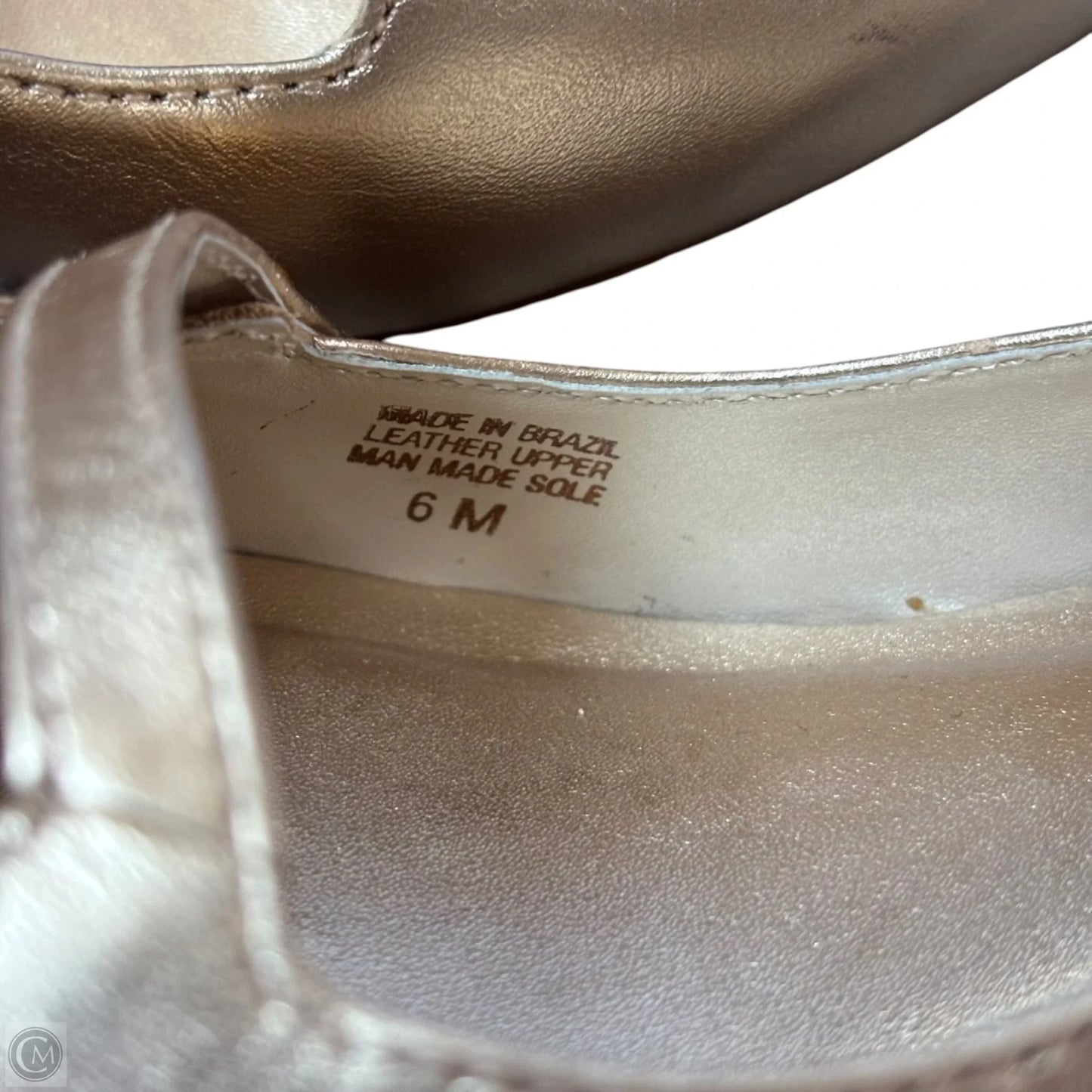 Shoes Designer By Lilly Pulitzer In Gold, Size: 6