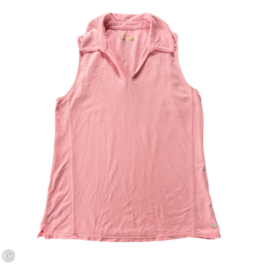 Top Sleeveless Designer By Lilly Pulitzer In Pink, Size: Xs