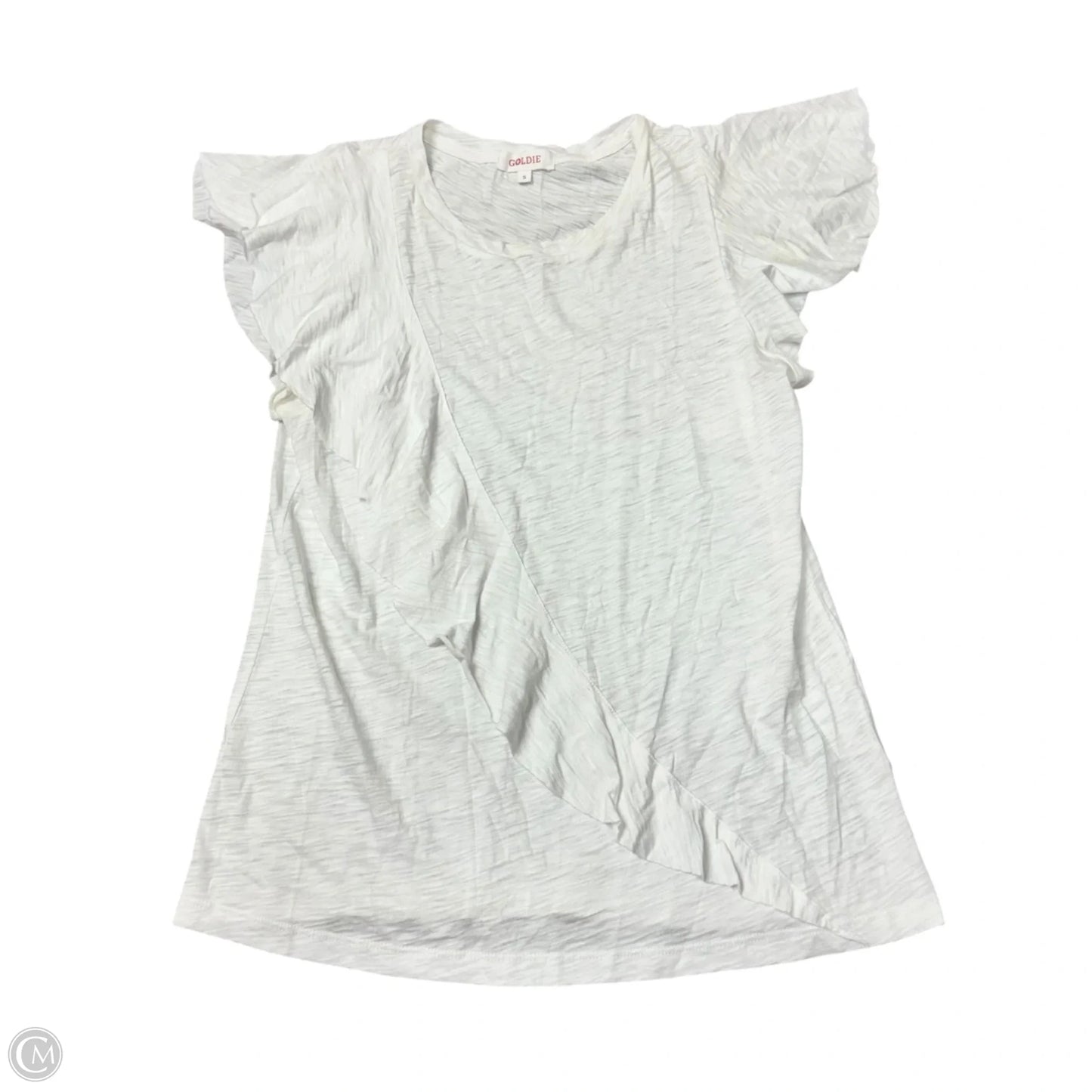 Top Short Sleeve By Goldie In White, Size: S
