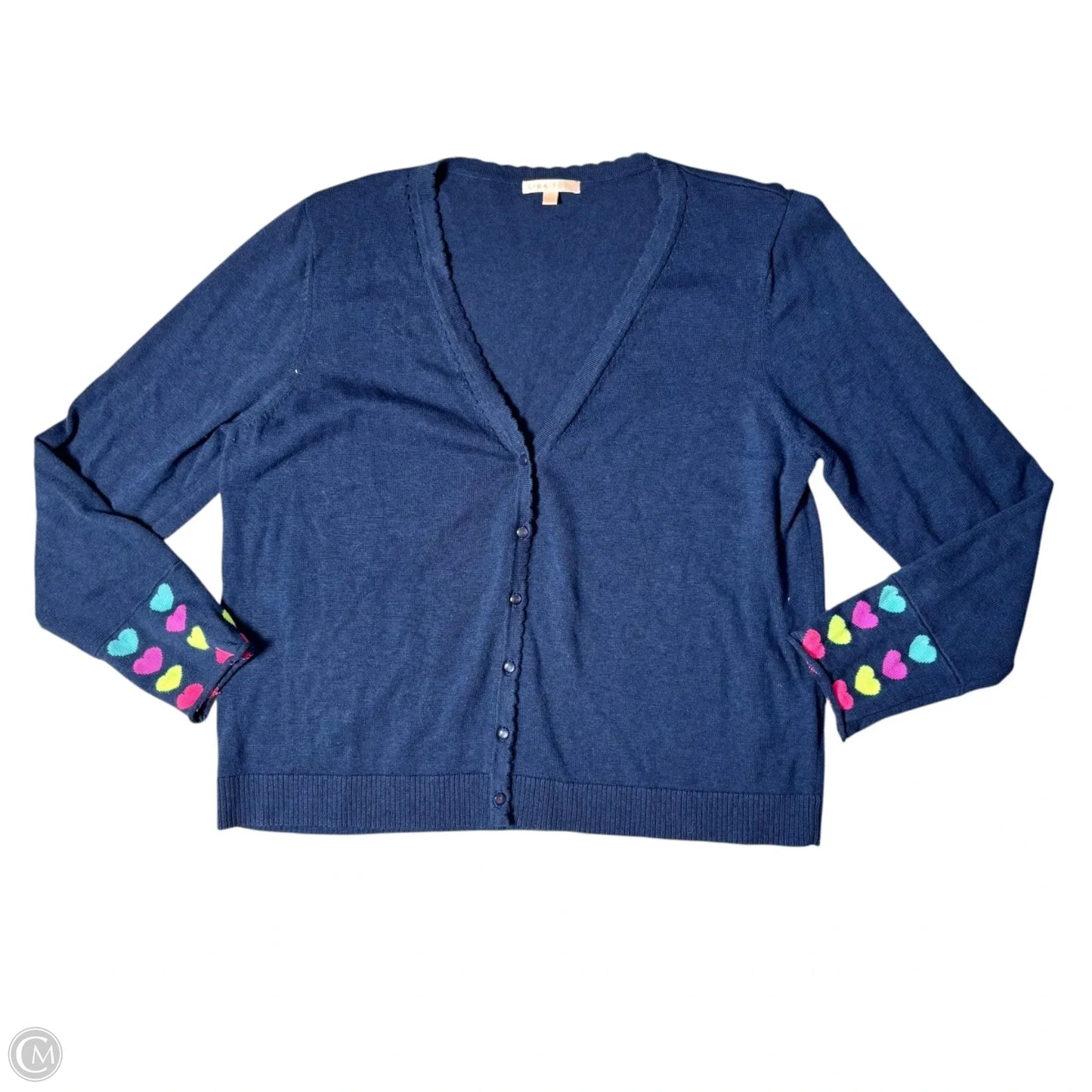 Cardigan By Lisa Todd In Navy, Size: L