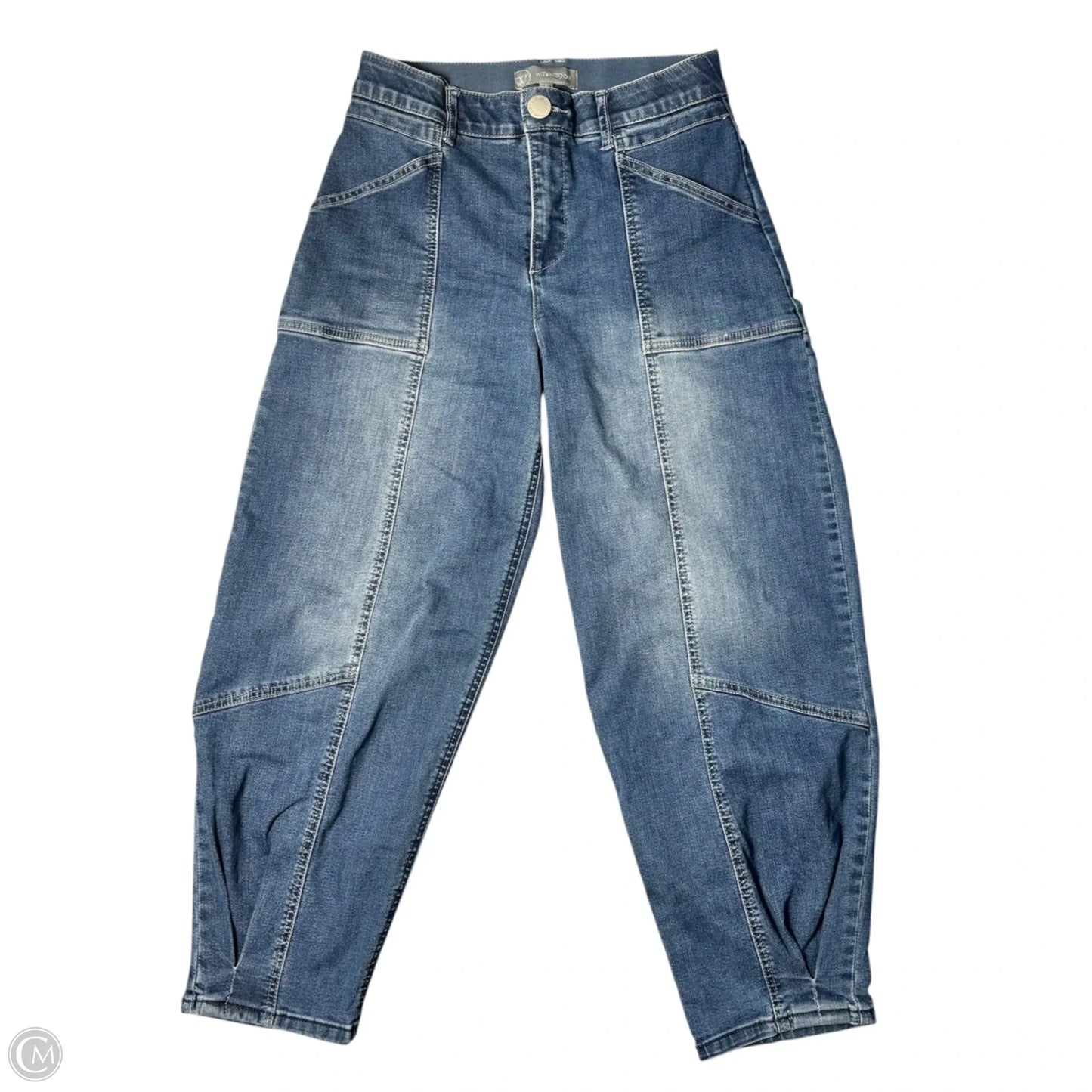 Jeans Boyfriend By Wit & Wisdom In Blue Denim, Size: 6