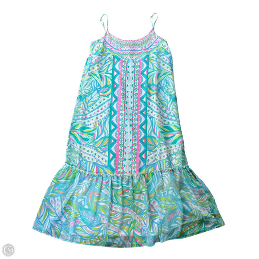 Dress Designer By Lilly Pulitzer In Blue & Green, Size: S
