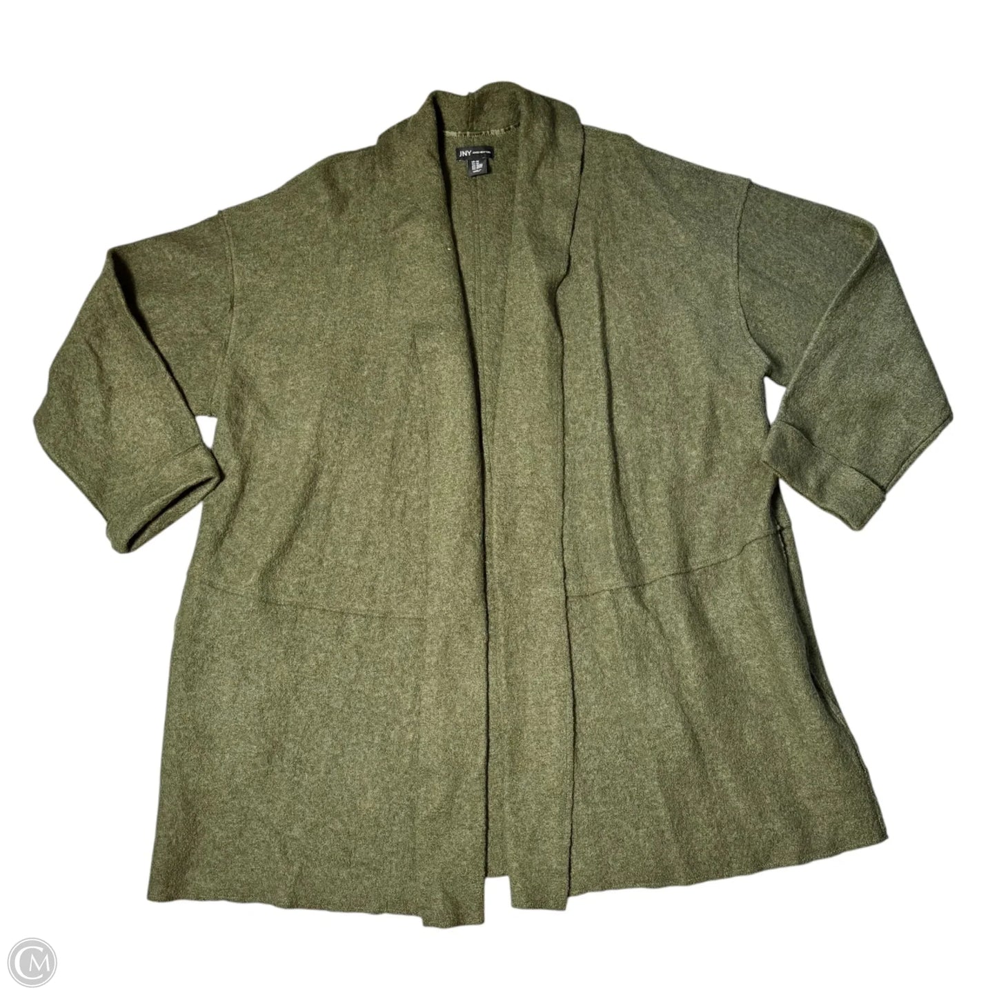Sweater Cardigan By Jones New York In Green, Size: 2x