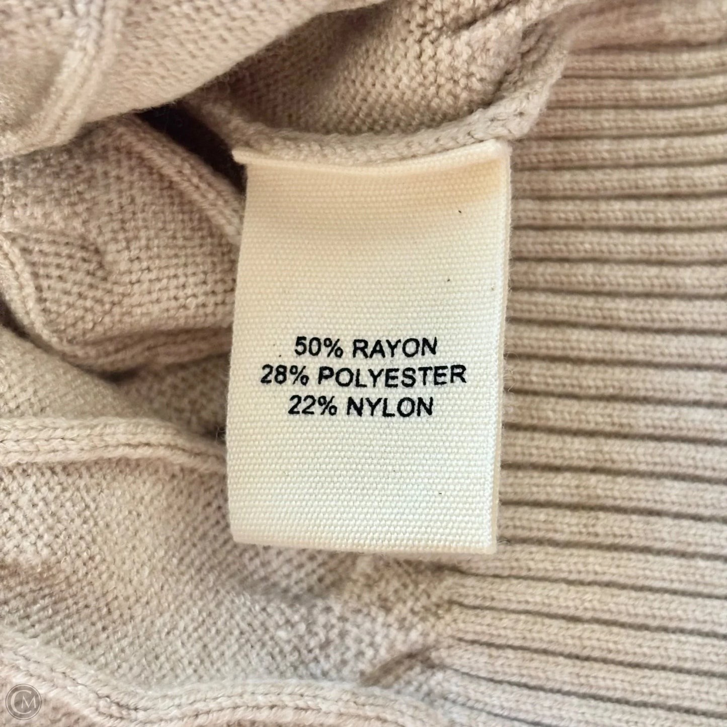 Vest Sweater By Marled In Tan, Size: M